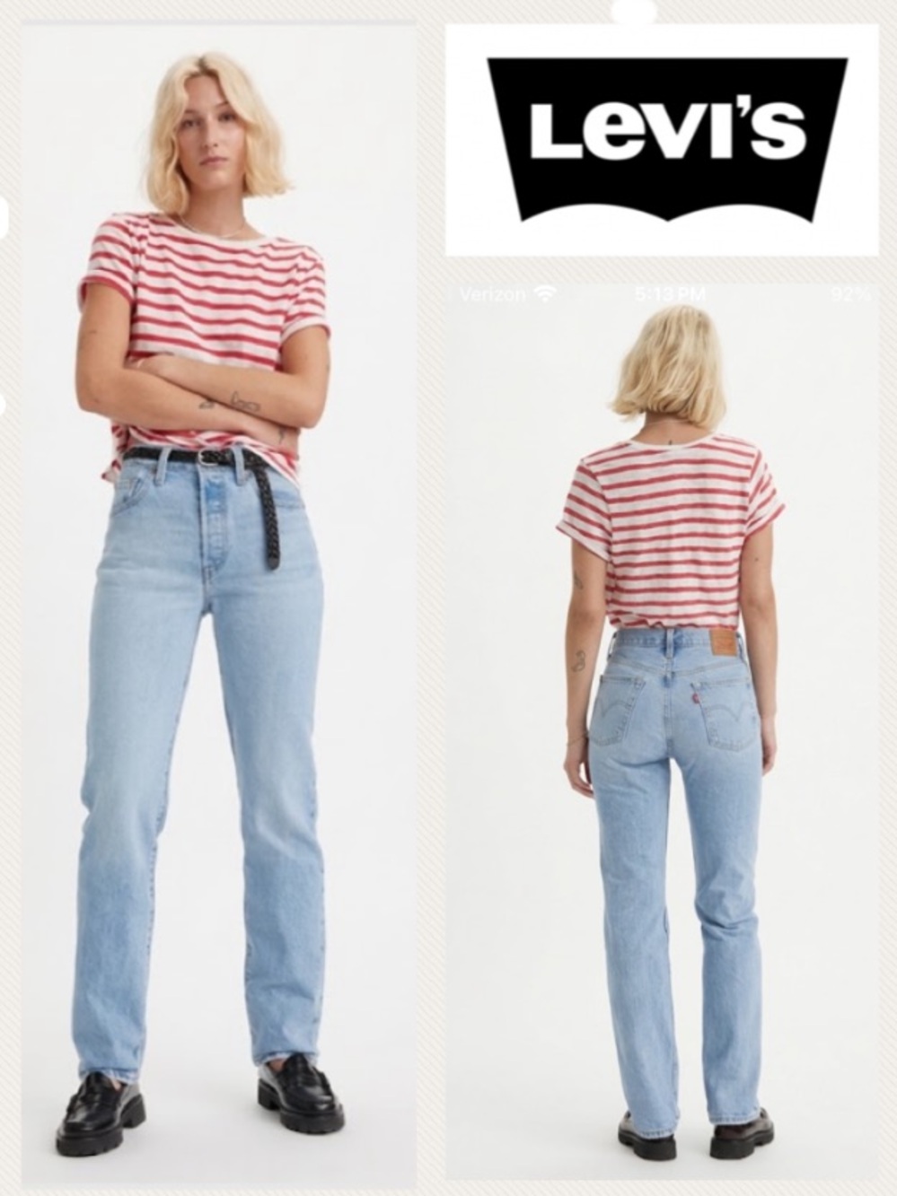 LEVI'S® PREMIUM 501® Original Fit Women's Jeans in ‘Luxor’ (27)